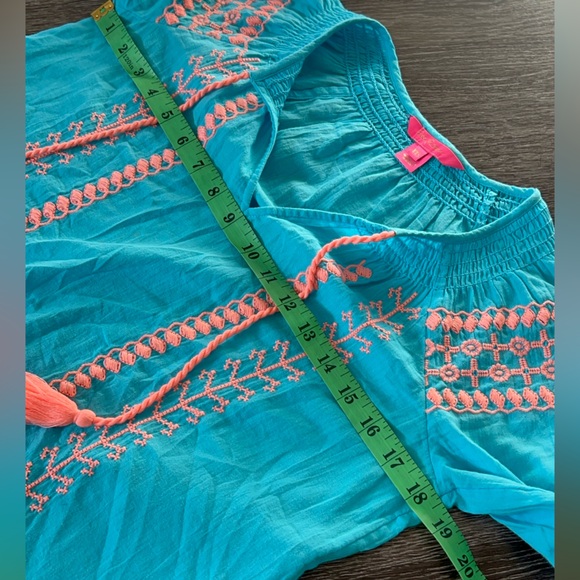 Lilly Pulitzer Women’s Bermuda Blu Lara Top. - Picture 12 of 12